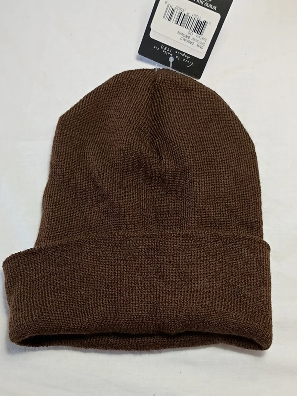 NWT Bula Men's Fall Beanie Brown Knit Beanie Winter One Size